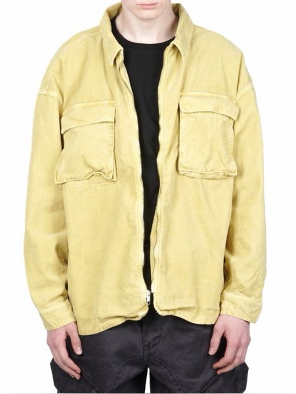 Cav Empt corduroy zip up shirt
